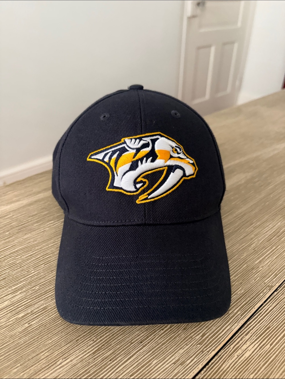 Nashville Predators Navy Adjustable Strapback Hat Cap NHL